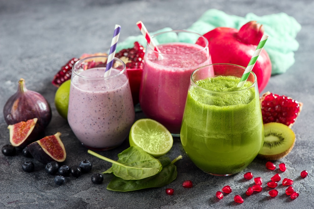 Smoothie Klarkifou Galaxy montrant ses couches colorées